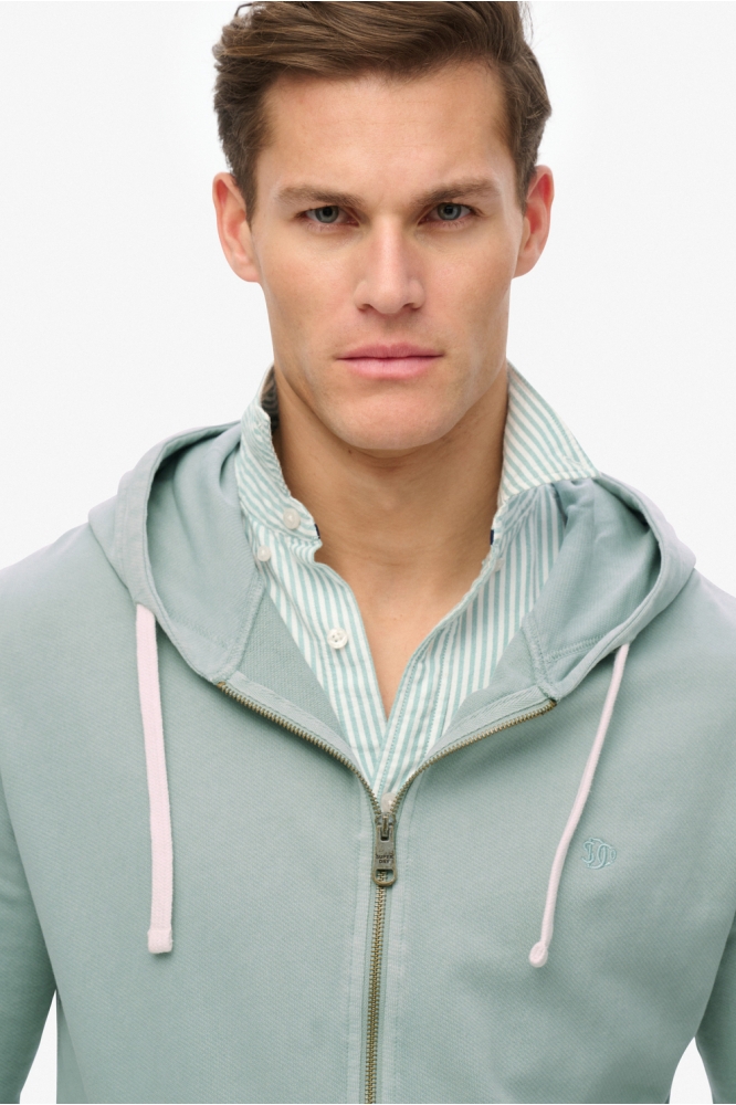 CLASSIC ESSENTIAL ZIPHOOD M2014170A SILVER BLUE